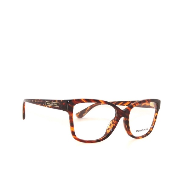 Michael Kors Orlando MK4082 3669 54 Transparent Brown Tortoise Eyeglasses 4082 - Picture 3 of 7